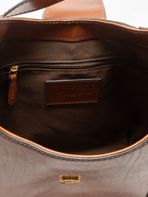 ERICA sac bandouli&egrave;re MARRON - Sacs pour Femme