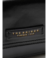 THE BRIDGE FLORA Mini sac bandouli&egrave;re black Gold - Sacs pour Femme - 3