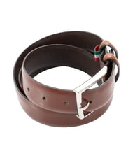 GAUD&Igrave; LUXURY ceinture en cuir marron fonc&eacute; - Ceintures - 3