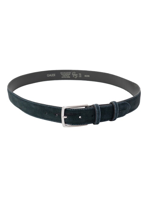 BASIC ceinture en cuir bleu fonc&eacute; - Ceintures