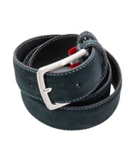 GAUD&Igrave; BASIC ceinture en cuir bleu fonc&eacute; - Ceintures - 3