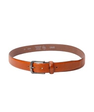 GAUD&Igrave; SANTA CROCE ceinture en cuir imprim&eacute; et arrondi tabac - Ceintures - 2