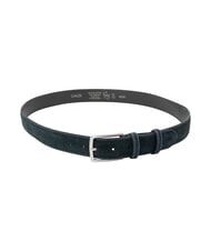 GAUD&Igrave; BASIC ceinture en cuir bleu fonc&eacute; - Ceintures - 2