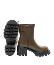 GAUD&Igrave; CONNIE DEER Bottines &agrave; talon de 7 cm MILITAIRE - Chaussures Femme - 2