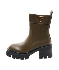 GAUD&Igrave; CONNIE DEER Bottines &agrave; talon de 7 cm MILITAIRE - Chaussures Femme - 4