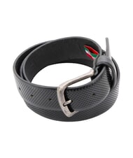 GAUD&Igrave; SANTA CROCE ceinture en cuir imprim&eacute; et arrondi NOIR - Ceintures - 3