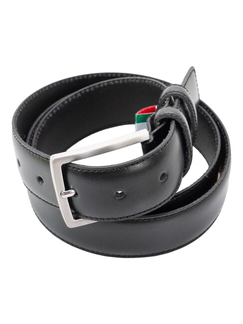 TEXAS Ceinture incurv&eacute;e, avec coutures NOIR - Ceintures