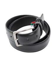 GAUD&Igrave; TEXAS Ceinture incurv&eacute;e, avec coutures NOIR - Ceintures - 3
