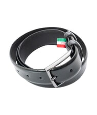 GAUD&Igrave; LUXURY Ceinture en cuir fabriqu&eacute;e en Italie NOIR - Ceintures - 3
