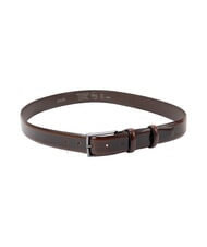 GAUD&Igrave; LUXURY Ceinture en cuir fabriqu&eacute;e en Italie marron fonc&eacute; - Ceintures - 2