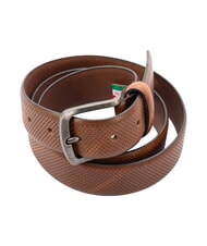 GAUD&Igrave; SANTA CROCE ceinture en cuir tabac - Ceintures - 3