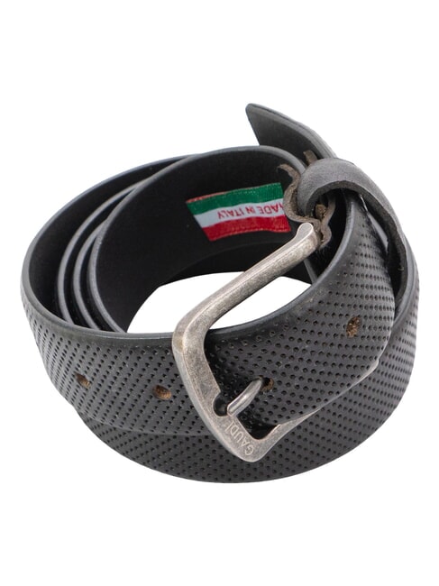 SANTA CROCE ceinture en cuir NOIR - Ceintures