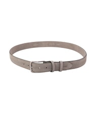 GAUD&Igrave; BASIC Ceinture en cuir, avec logo en relief taupe - Ceintures - 2