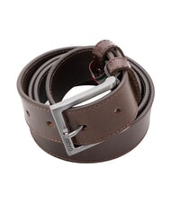 GAUD&Igrave; BRIDGE Ceinture en cuir fabriqu&eacute;e en Italie marron fonc&eacute; - Ceintures - 3