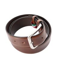 GAUD&Igrave; BRIDGE Ceinture en cuir courb&eacute;e tabac - Ceintures - 3