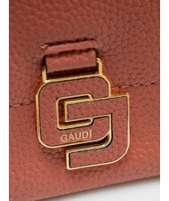 GAUD&Igrave; ESMERALDA Sac &agrave; bandouli&egrave;re moyen avec poign&eacute;es en cha&icirc;ne le cuivre - Sacs pour Femme - 3