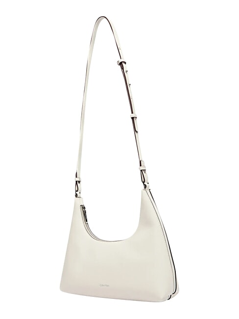 EMBOSSED LOGO Sac &agrave; bandouli&egrave;re, avec bandouli&egrave;re alysse blanche - Sacs pour Femme
