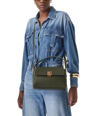 CALVIN KLEIN HARDWARE EMBLEM PEBB Sac &agrave; main avec bandouli&egrave;re cypr&egrave;s - Sacs pour Femme - 2