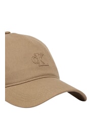 CALVIN KLEIN CKJ SMALL MONOGRAM Casquette &agrave; visi&egrave;re taupe du d&eacute;sert - Bonnets - 3