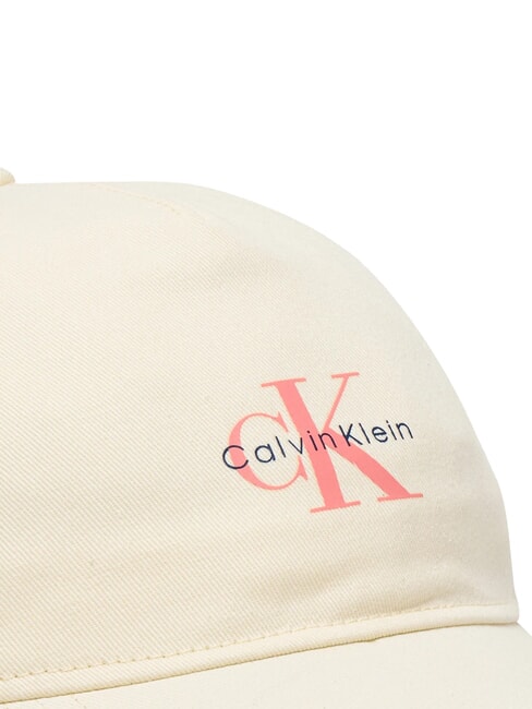 CKJ MONO LOGO Casquette &agrave; visi&egrave;re calicot - Bonnets