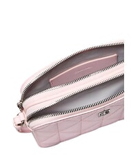 CALVIN KLEIN QUILTED EMBLEM Mini sac bandouli&egrave;re rose berceau - Sacs pour Femme - 5