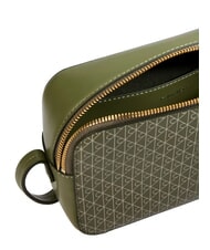 CALVIN KLEIN COATED EMBLEM Mini sac bandouli&egrave;re olivine aop - Sacs pour Femme - 3