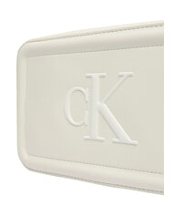 CALVIN KLEIN BOLD MONOGRAM Mini sac &agrave; bandouli&egrave;re alysse blanche - Sacs pour Femme - 4