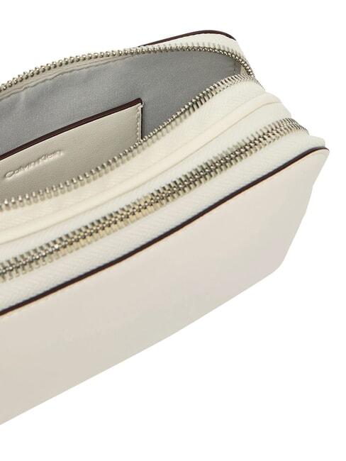 SIGNATURE LOGO STRAP Sacoche pour appareil photo &agrave; double fonction alysse blanche - Sacs pour Femme