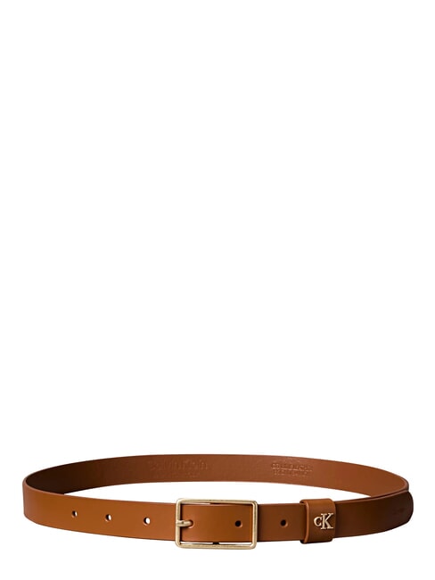 CLASSIC BUCKLE ceinture en cuir huile d'argan / or clair antique - Ceintures