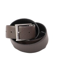 GAUD&Igrave; CERVO ceinture en cuir noir/brun fonc&eacute; - Ceintures - 3