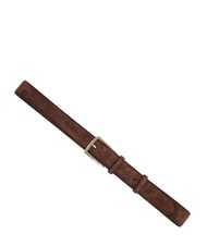 GAUD&Igrave; BASIC ceinture en cuir marron fonc&eacute; - Ceintures - 2