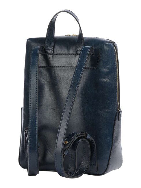 IOLANDA Sac &agrave; dos avec poche avant, en cuir abb d'or d'outre-mer - Sacs pour Femme