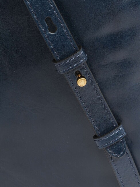 IOLANDA Sac &agrave; dos avec poche avant, en cuir abb d'or d'outre-mer - Sacs pour Femme