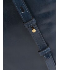 THE BRIDGE IOLANDA Sac &agrave; dos avec poche avant, en cuir abb d'or d'outre-mer - Sacs pour Femme - 3