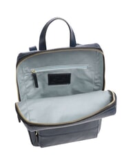 THE BRIDGE IOLANDA Sac &agrave; dos avec poche avant, en cuir abb d'or d'outre-mer - Sacs pour Femme - 4