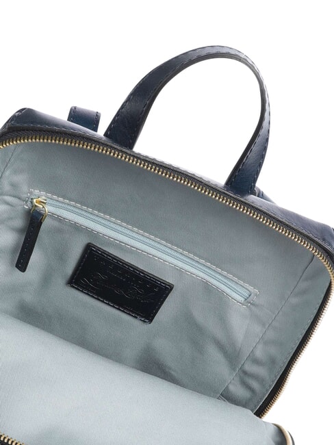 IOLANDA Sac &agrave; dos avec poche avant, en cuir abb d'or d'outre-mer - Sacs pour Femme