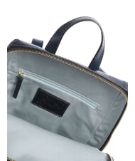 THE BRIDGE IOLANDA Sac &agrave; dos avec poche avant, en cuir abb d'or d'outre-mer - Sacs pour Femme - 5