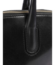 THE BRIDGE IOLANDA sac cabas bandouli&egrave;re en cuir black Gold - Sacs pour Femme - 3