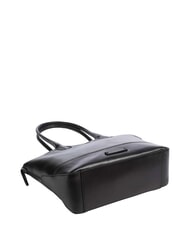 THE BRIDGE IOLANDA sac cabas bandouli&egrave;re en cuir black Gold - Sacs pour Femme - 5