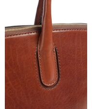 THE BRIDGE IOLANDA sac cabas bandouli&egrave;re en cuir MARRON - Sacs pour Femme - 3