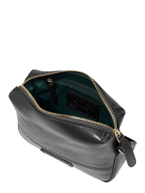 IOLANDA Mini sac bandouli&egrave;re en cuir black Gold - Sacs pour Femme