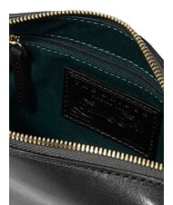 THE BRIDGE IOLANDA Mini sac bandouli&egrave;re en cuir black Gold - Sacs pour Femme - 6