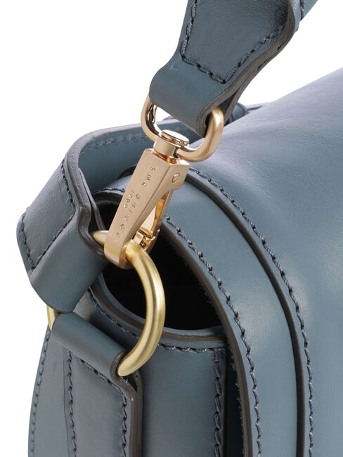 ILARIA Sac &agrave; bandouli&egrave;re en cuir c&eacute;rul&eacute;en avec abb dor&eacute; - Sacs pour Femme