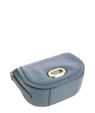 THE BRIDGE ILARIA Sac &agrave; bandouli&egrave;re en cuir c&eacute;rul&eacute;en avec abb dor&eacute; - Sacs pour Femme - 5