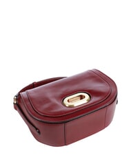 THE BRIDGE ILARIA Sac &agrave; bandouli&egrave;re en cuir cassis / or - Sacs pour Femme - 5