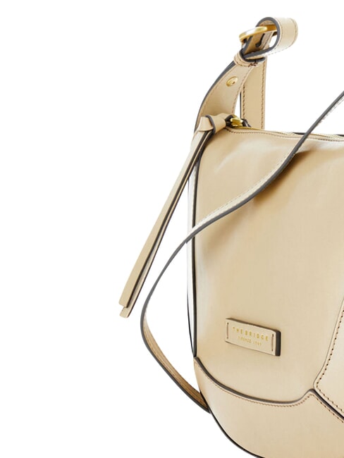 FEDORA Sac bandouli&egrave;re en cuir &agrave; rabat beurre ab. or - Sacs pour Femme