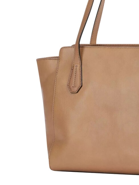 GLORIA  Sac cabas en cuir p&acirc;te d'amande abb. or - Sacs pour Femme