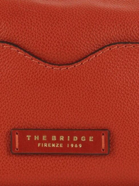 GEMMA  Trousse de beaut&eacute; en cuir orange br&ucirc;l&eacute; abb. or - Trousses