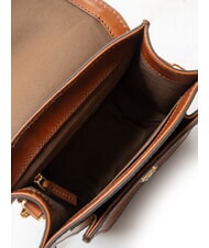 THE BRIDGE ELBA Sac en cuir avec rabat bandouli&egrave;re MARRON - Sacs pour Femme - 5