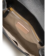 COCCINELLE CARMY CANVAS sac bandouli&egrave;re naturel / noir - Sacs pour Femme - 6